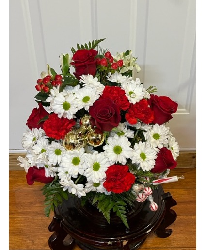 Looks like Peppermint Seasonal Arrangment
