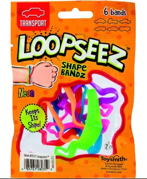 Loopseez Bands  Asst 2, Farm Animal/Transport/Dino Toy