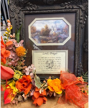 Lords Prayer in a Garden Sympathy Arrangement