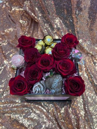 Lots of hugs box Floral arrangment 