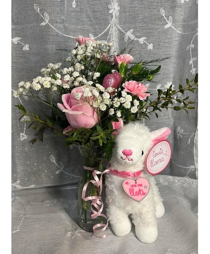 Lots of Llama Love Flower Arrangement