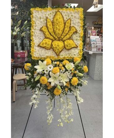 Lotus Serenity Floral Stand  in Sugar Land, TX | BOUQUET FLORIST