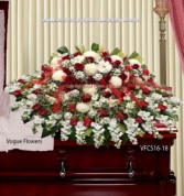 Love and Grace Sympathy Casket Spray