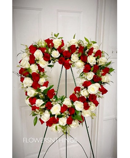 Love and Honor Wreath Heart  