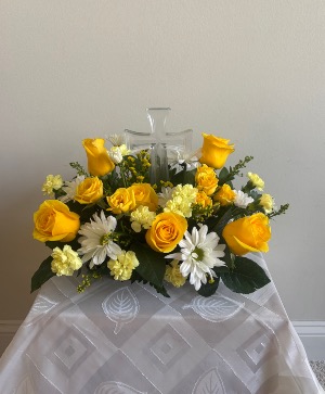 Celestial Cross Foam Arrangement