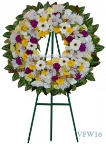 Love and Remembrance Wreath Vogue's Hearts and Wreath Sprays