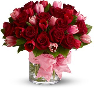 LOVE ALWAYS Vase Arrangement