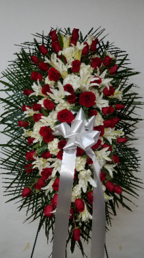 love and sympathy  standing spray 