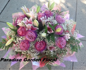 Love at first sight Lavender Rose Arrangement