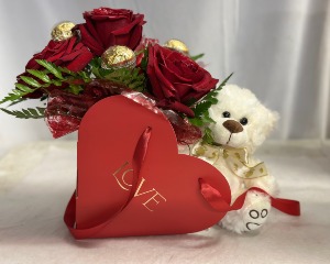 Love Beyond Words Live Live Floral Arrangement Bundle