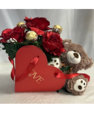 Love Beyond Words Silk Silk Arrangement Bundle