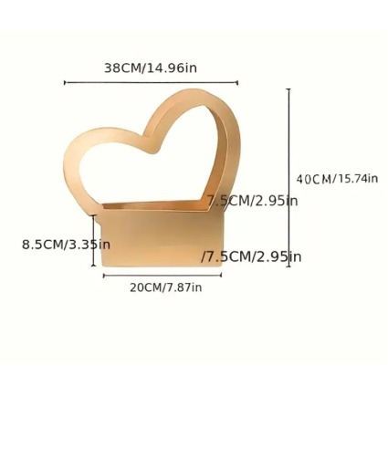Love Box Filled with Flowers Box Heart