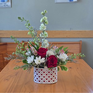 Queen of Hearts Flower Arrangement 