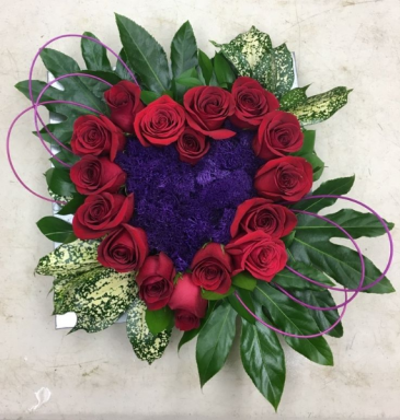 Love Everlasting Rose Arrangement in Calgary, AB | FIRST CLASS FLOWERS LTD.