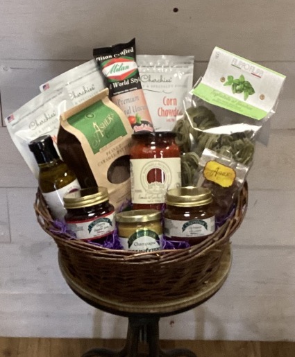 Way To The Heart gift basket
