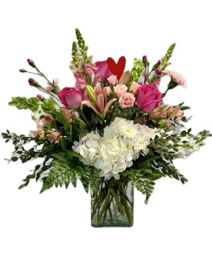 Love in Bloom Fresh Cut Vase Arrangement