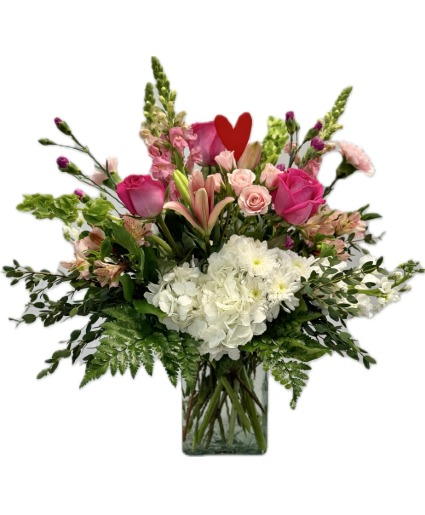 Love in Bloom Fresh Cut Vase Arrangement