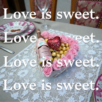 Love is sweet Floral arrangement 