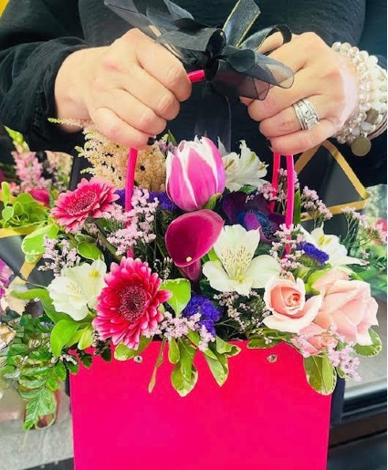 Floral Purse Arrangement Purse 
