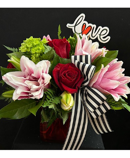 Love Red Cube