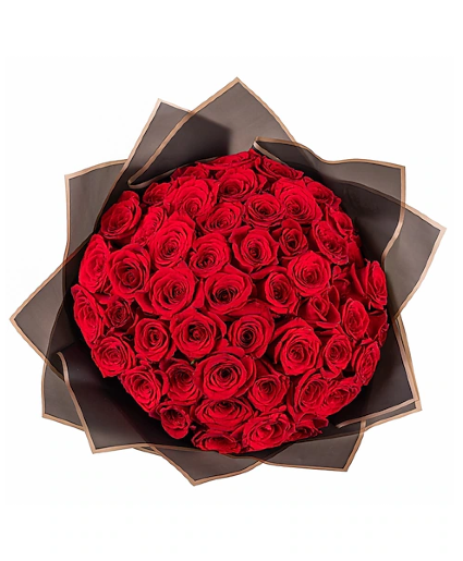 Rosas de Amor Wrapped Bouquet