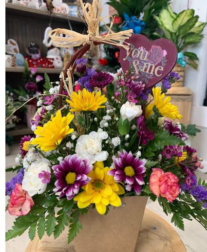 “Love the Bag!” Mixed flowers
