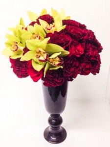 Love them with Orchids *Vase may vary