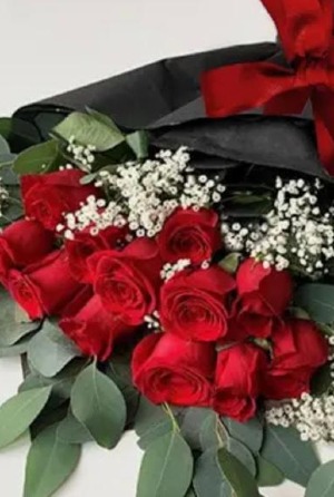 Dozen Rose Wrap 