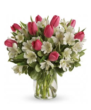 Love You Always Tulips VASE