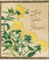 Love You Forever Tapestry Throw