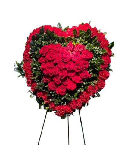 Love You Heart Easel Spray 