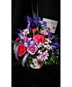Love you Mom centerpiece