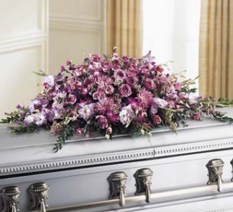 Loveliness Full Casket Cover