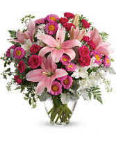 Lovely blushing bouquet 