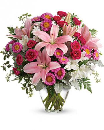 Lovely blushing bouquet 