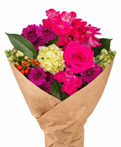 Lovely Bouqet Wrapped Fresh Flower Bouquet