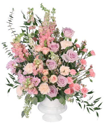 Lovely Comfort Sympathy Urn in Presque Isle, ME | COOK FLORIST, INC.