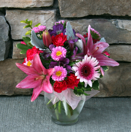 Lovely Lady Ginger Jar Love and Romance Flowers