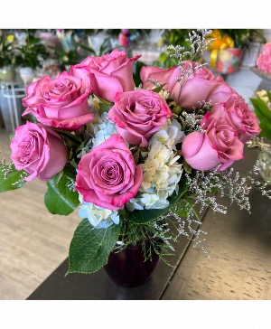 Lovely Lavender Vase Arrangement
