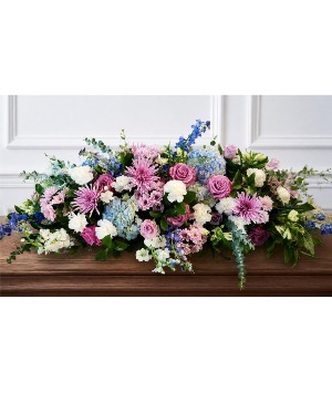Lovely Lavender Casket Spray