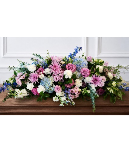 Lovely Lavender Casket Spray