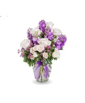 Lovely Lavender Fresh Vase Arrangement
