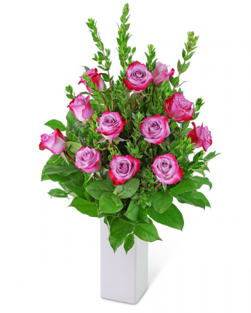 Lovely Lavender Roses (12) Flower Arrangement