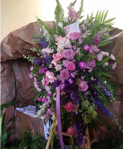 Lovely Lavender Spray  Funaral Spray