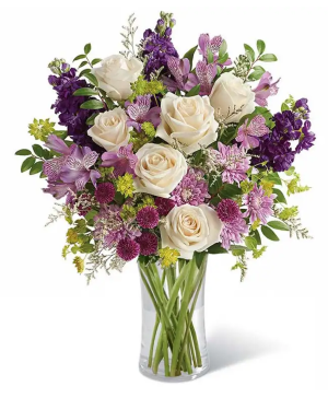 Lovely Lavender Vase Arrangement
