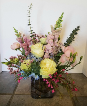 Lovely Lavender Vase fresh arrangement