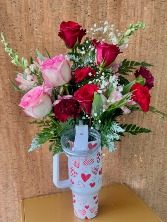 LOVER MUG FLOWER ARRANGEMENT