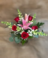 Rose Lily special Vase Arrangement