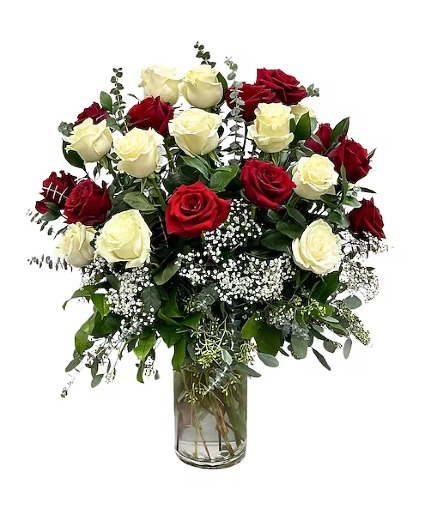 Love's Divine  Two Dozen Roses