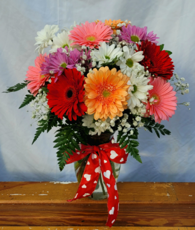 Loves Me, Loves Me Not Vase Arrangement